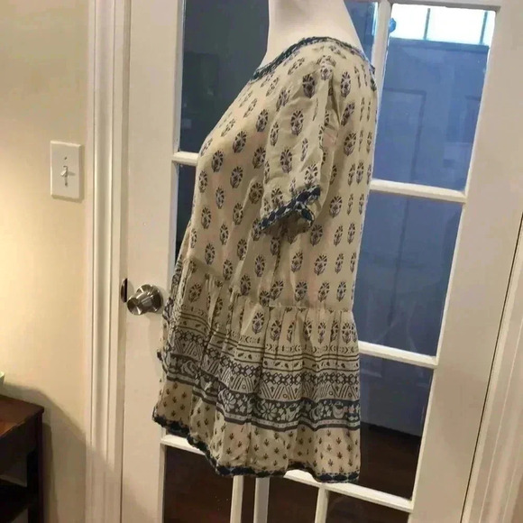 Sigrid Olsen short sleeve pull over blouse.  Size XS - Picture 6 of 10